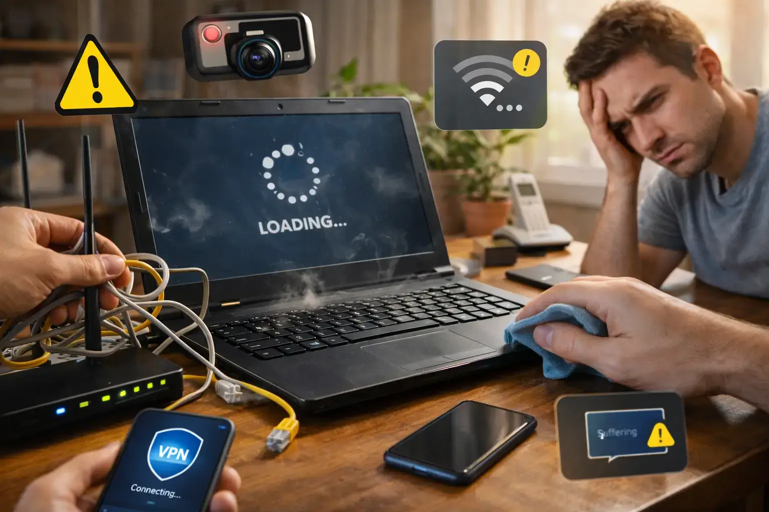 5 erros que deixam sua internet mais lenta