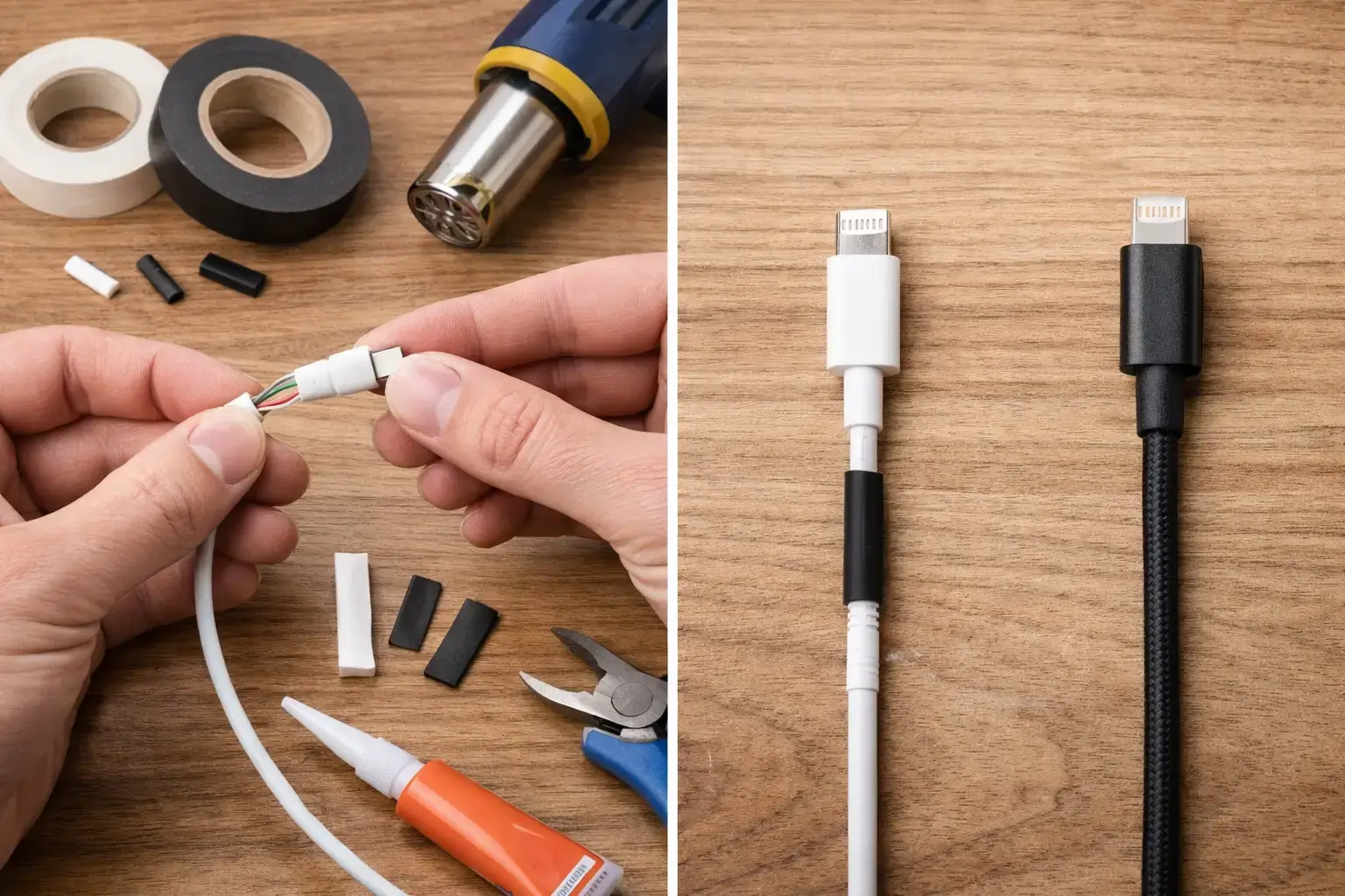 Cabo de carregador descascando: como consertar e prevenir