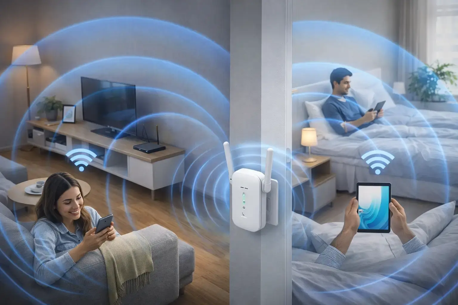 Como escolher repetidor ideal para apartamento pequeno