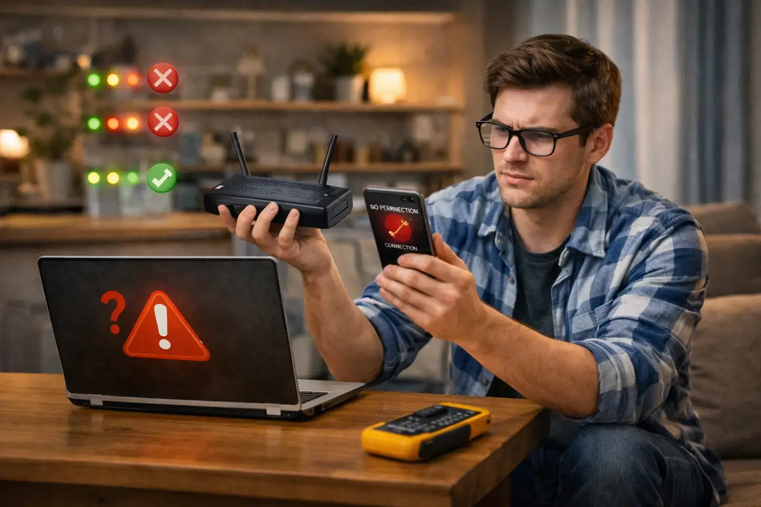 Como saber se o problema é no roteador ou na operadora