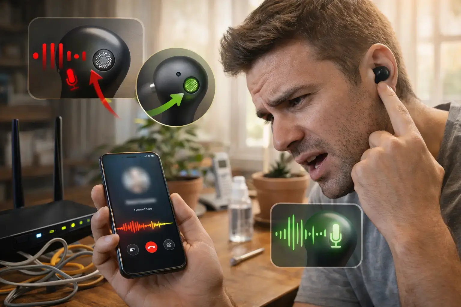 Fone Bluetooth falhando em chamadas como melhorar o microfone