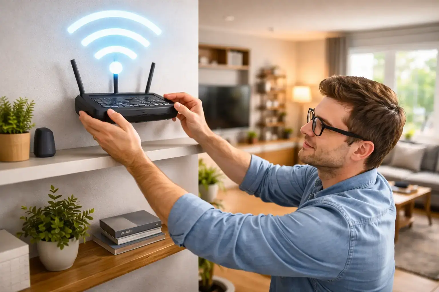 Melhor posição para colocar o roteador na casa