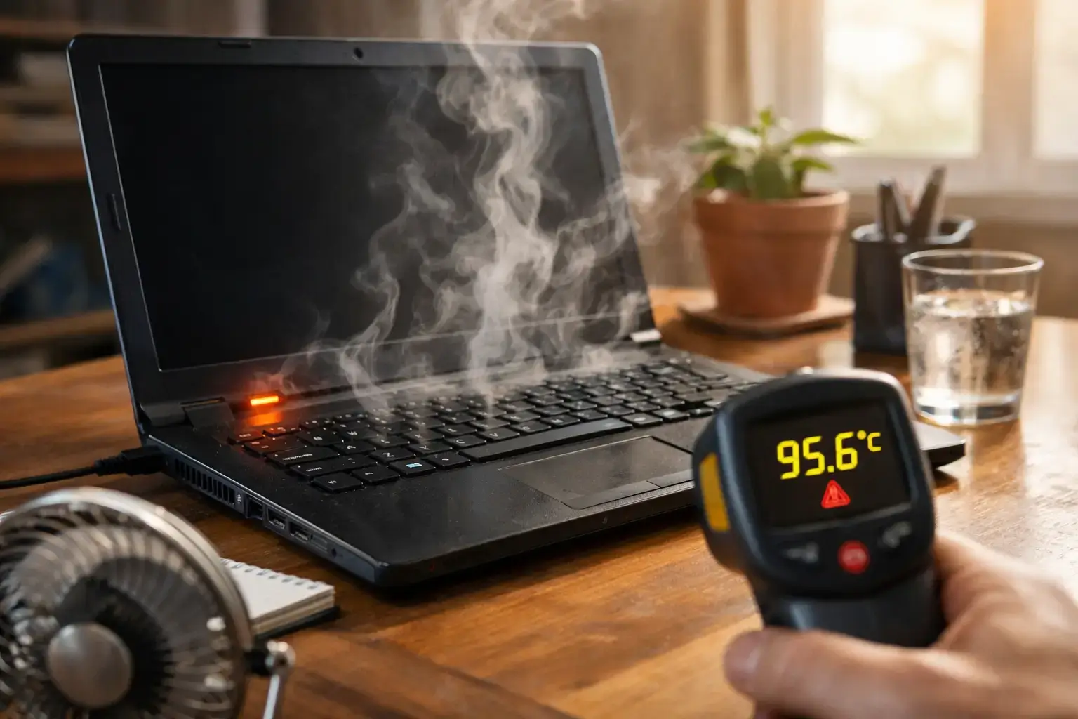 Notebook desliga sozinho por calor o que fazer