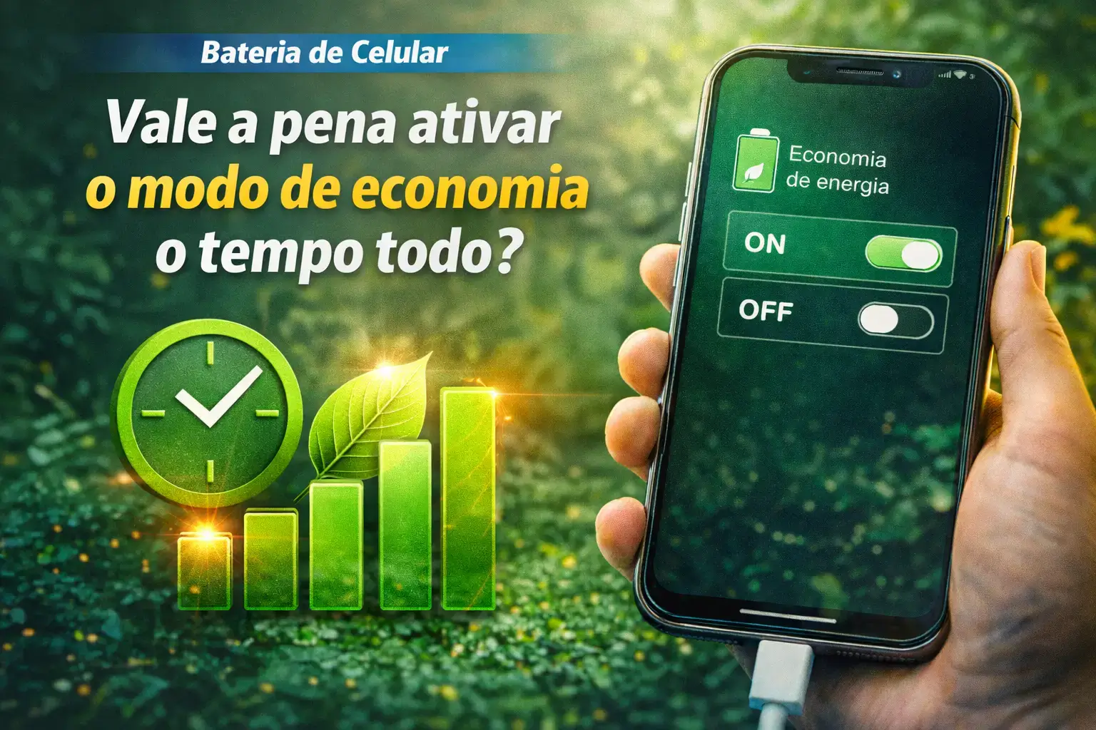 Vale a pena ativar o modo de economia o tempo todo