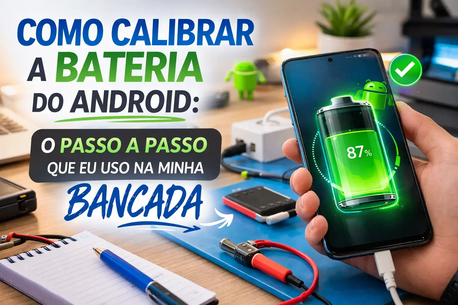 Como calibrar a bateria do Android