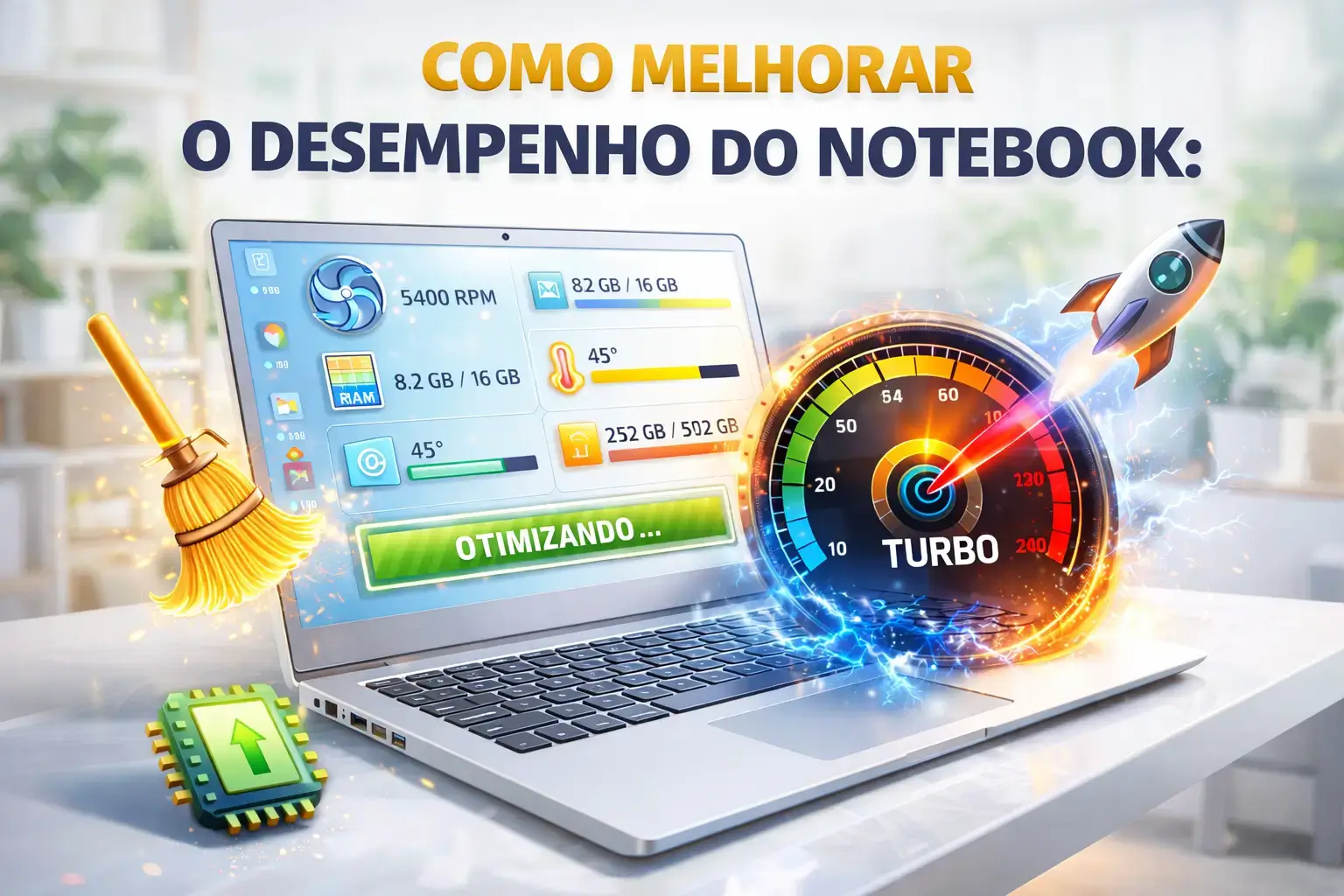 Como melhorar o desempenho do notebook