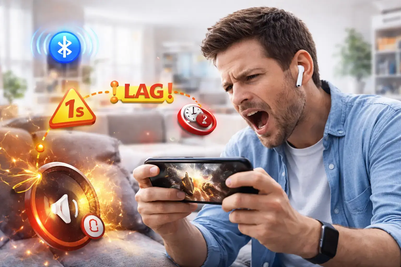 Latência em fones Bluetooth Por que o som do seu jogo chega atrasado