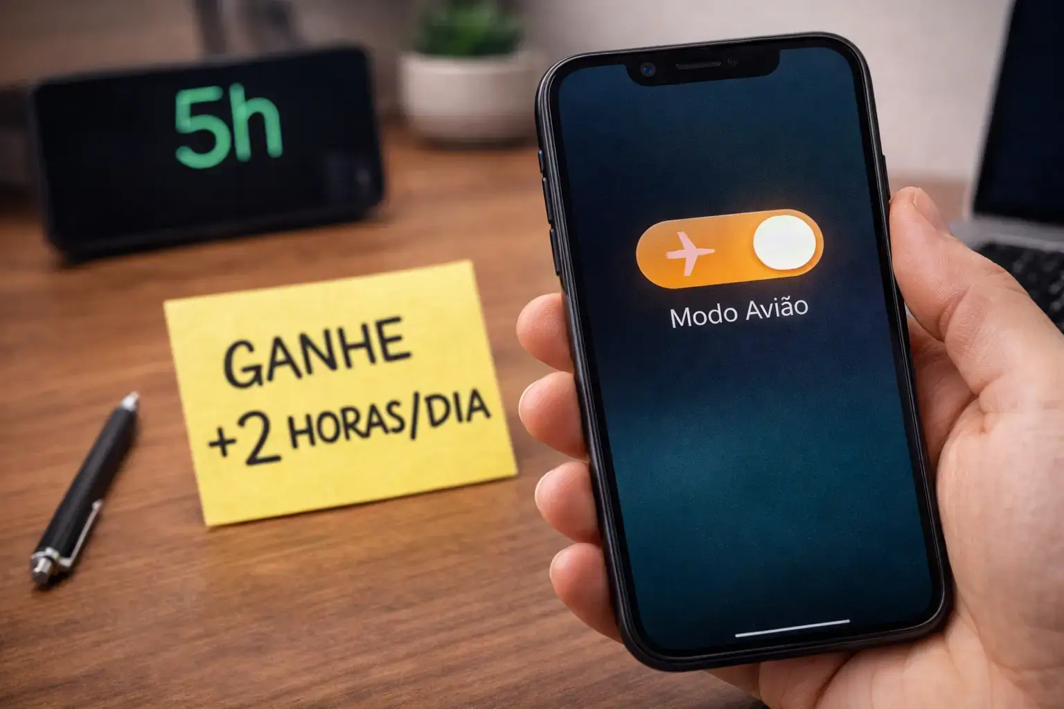 Modo Avião não é só para viajar Como eu ganho 2 horas extras de uso por dia