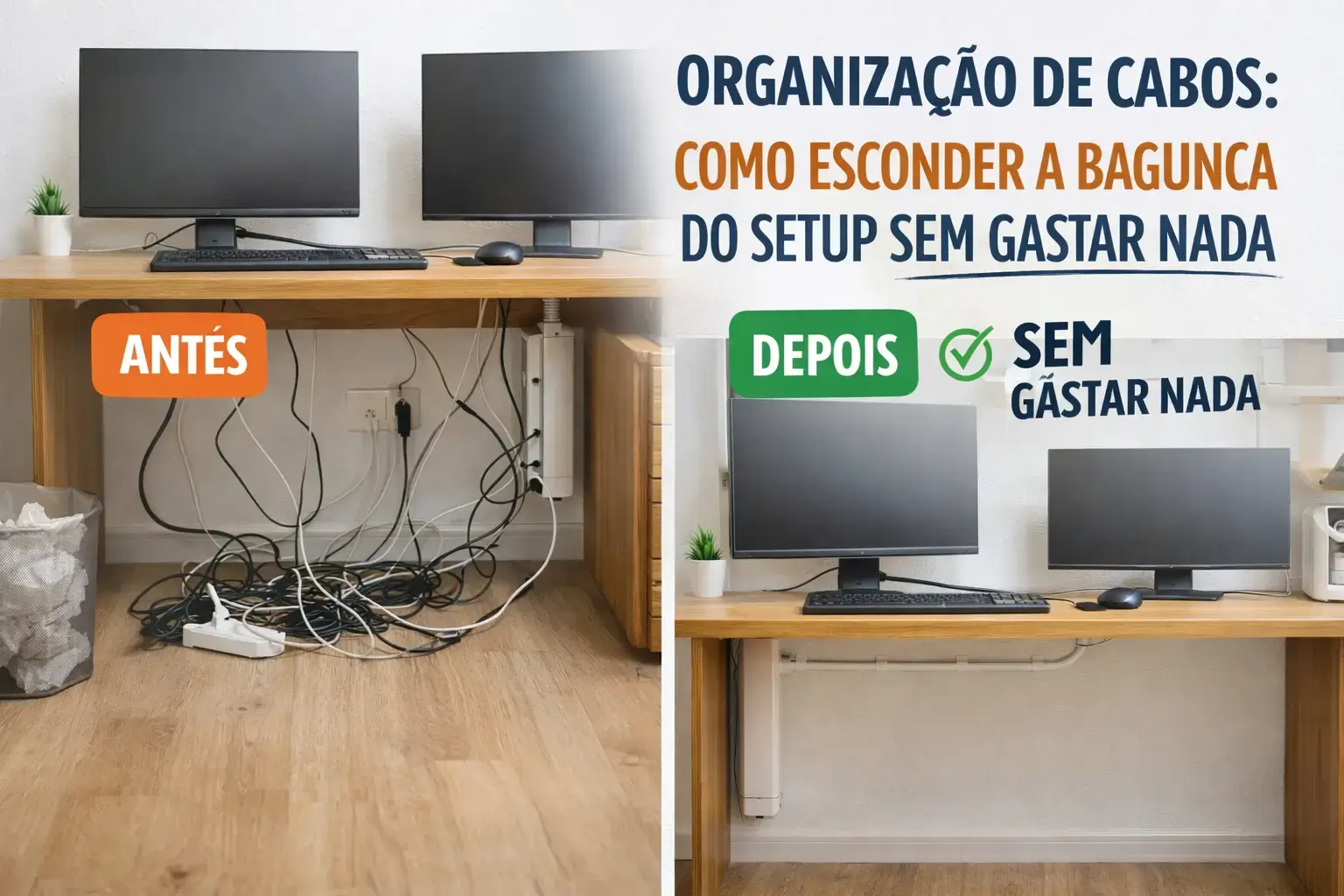 Organização de cabos