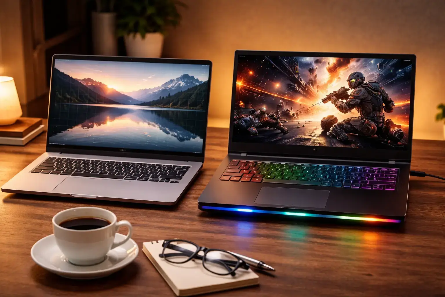 Comparação de modelos para decidir qual notebook comprar em 2026.